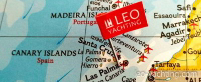 czarter jachtów na wyspach kanaryjskich - mapa