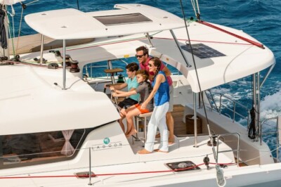 Lagoon 42- stanowisko sternika - Leo Yachting