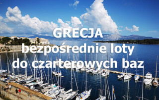 Bezpośrednie loty do Grecji na czarter jachtu