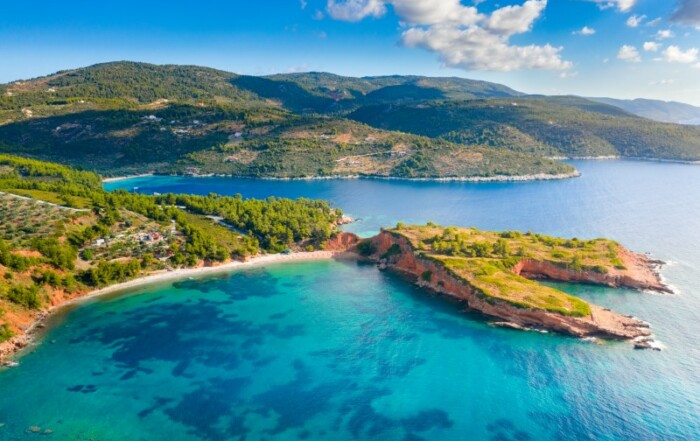 Plaża Kokkinokastro, wyspa Alonissos, Sporady