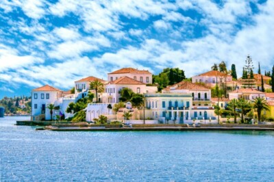 Miasto Spetses na wyspie Spetses